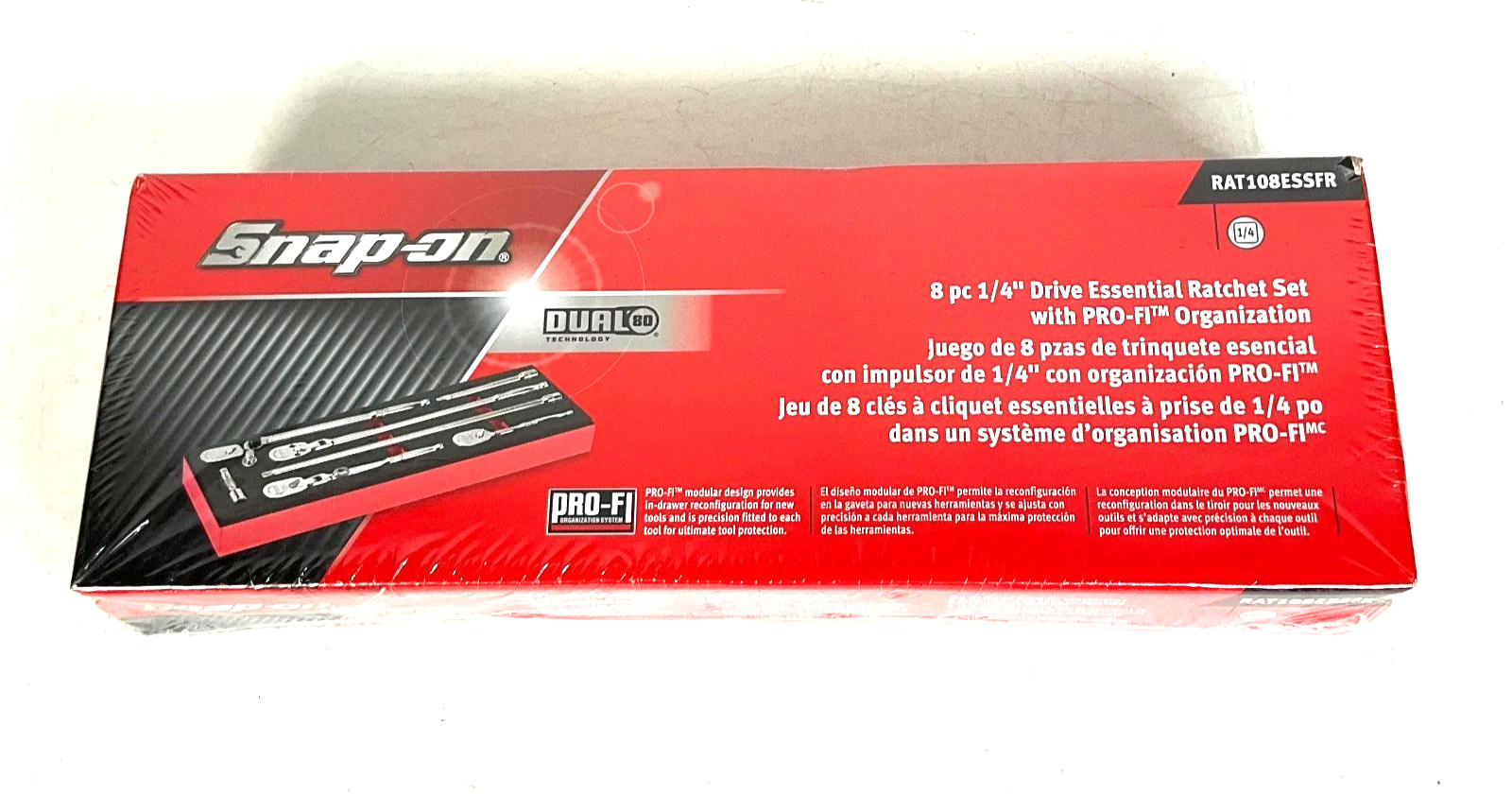 New Snap-on™ 1/4″ drive Ratchet & Extension Foam Set with TX72 TLLF72 T72MP T72