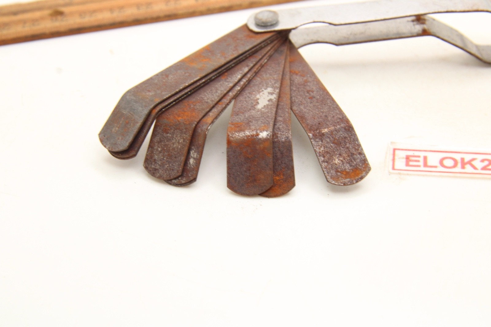 Blue Point FB-300A Bent Blade Feeler Gauge 25 Blades USA