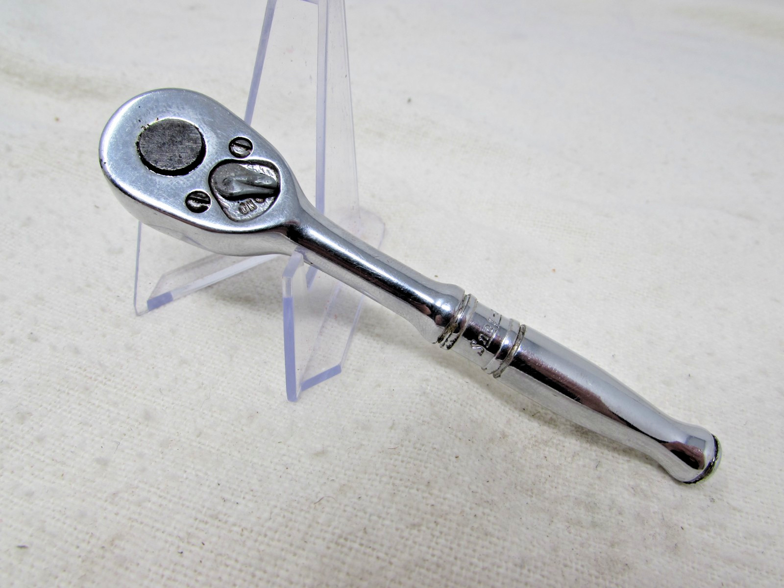 Clean Snap On TM70B 1/4″ Drive Standard Ratchet No Initials No Toolbox Rub Marks