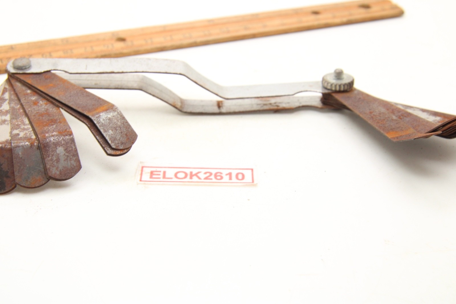 Blue Point FB-300A Bent Blade Feeler Gauge 25 Blades USA