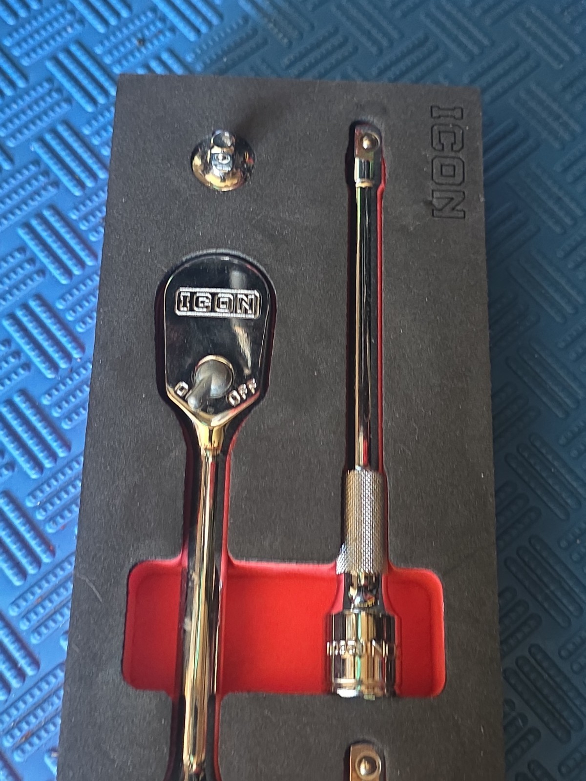 Icon Tools Professional *MINT* 3/8 drive Ratchet Service Kit