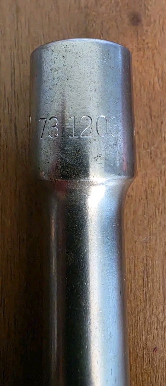Vintage Easco 73 1206 1/2″ Drive 6″ Extension Bar Socket Tool USA Made