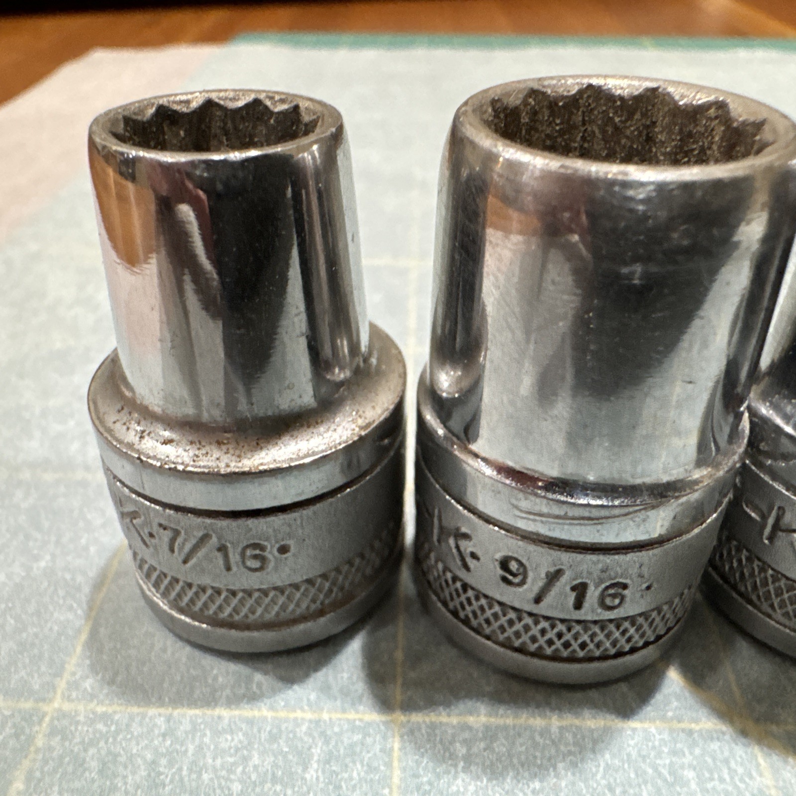 S-K Tool 12 pc. 1/2″ Drive SAE Shallow Socket Set 1-1/16 To 7/16 12-point