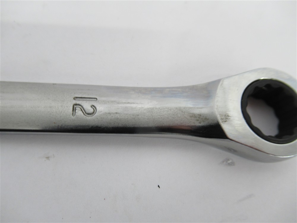 Expert E110974 , Extra-Long Ratcheting Double-Box End Wrench 12mm , 12-PT