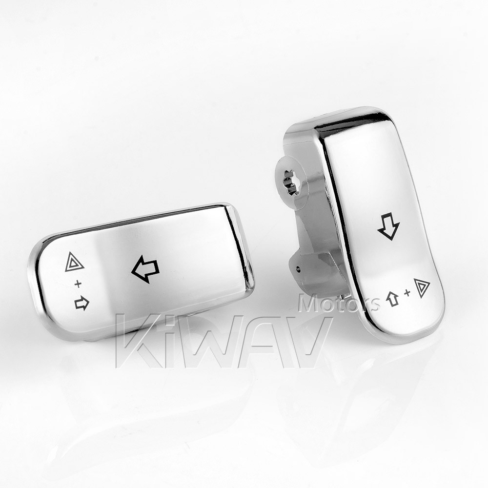 turn signal switch extension extender cap chrome ABS fits 96-10 Softail US STOCK