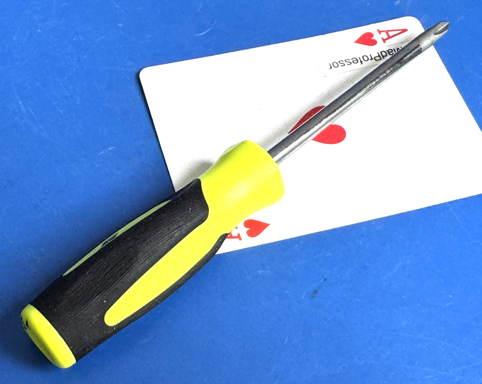 Snap-on Instinct Hi Viz Soft Grip Mini-Tip #1 Phillips Screwdriver SGDP301B NEW