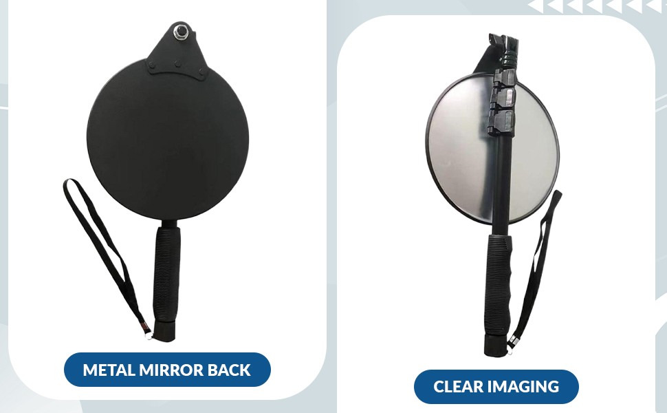 Under Vehicle Inspection Mirror Under Car Mirror Multifunctional Portable 7.87″