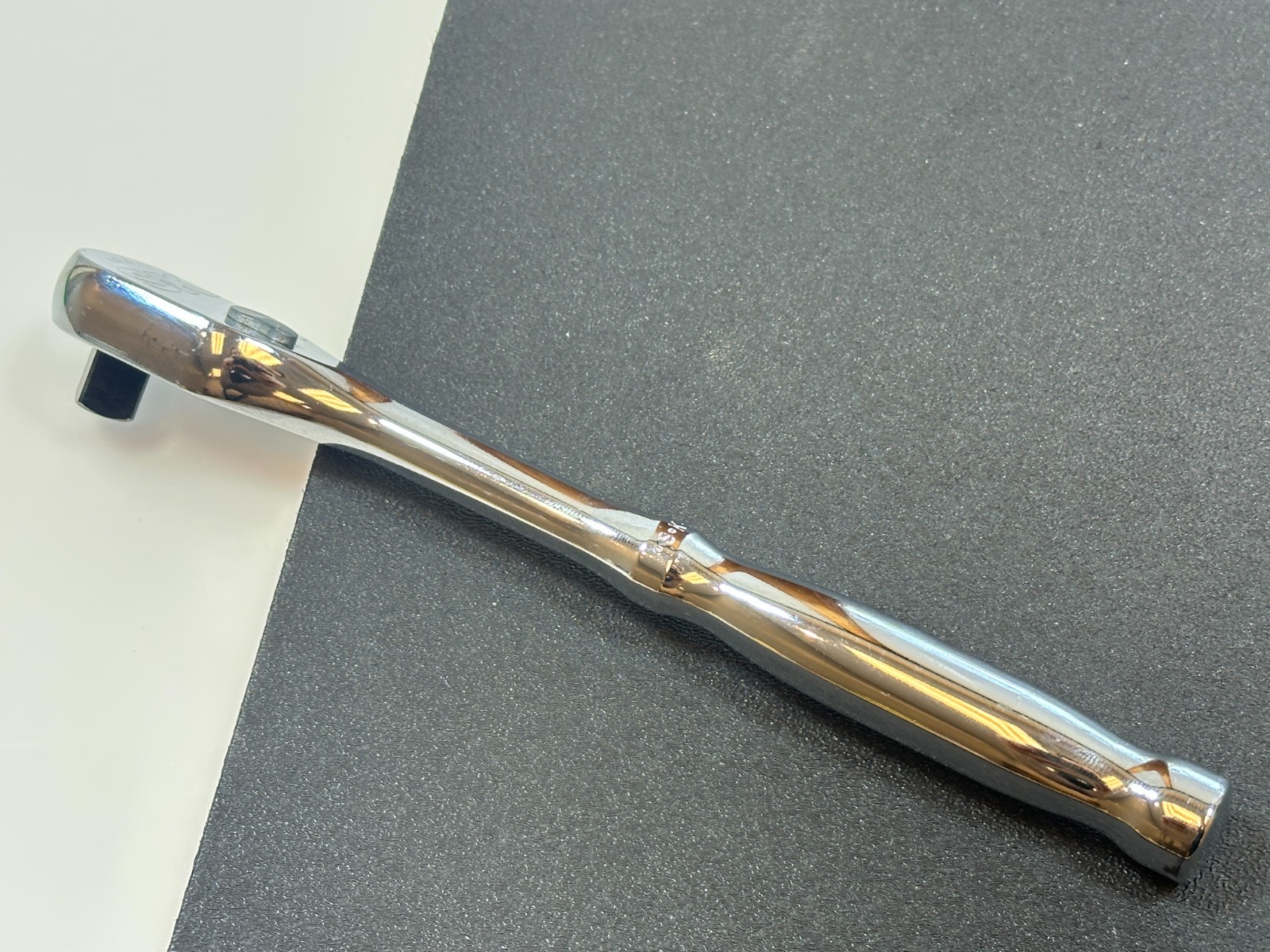 🇺🇸 NEW SK Tools USA 80200 3/8″ Drive LP90 Teardrop Ratchet Polished Chrome NOS