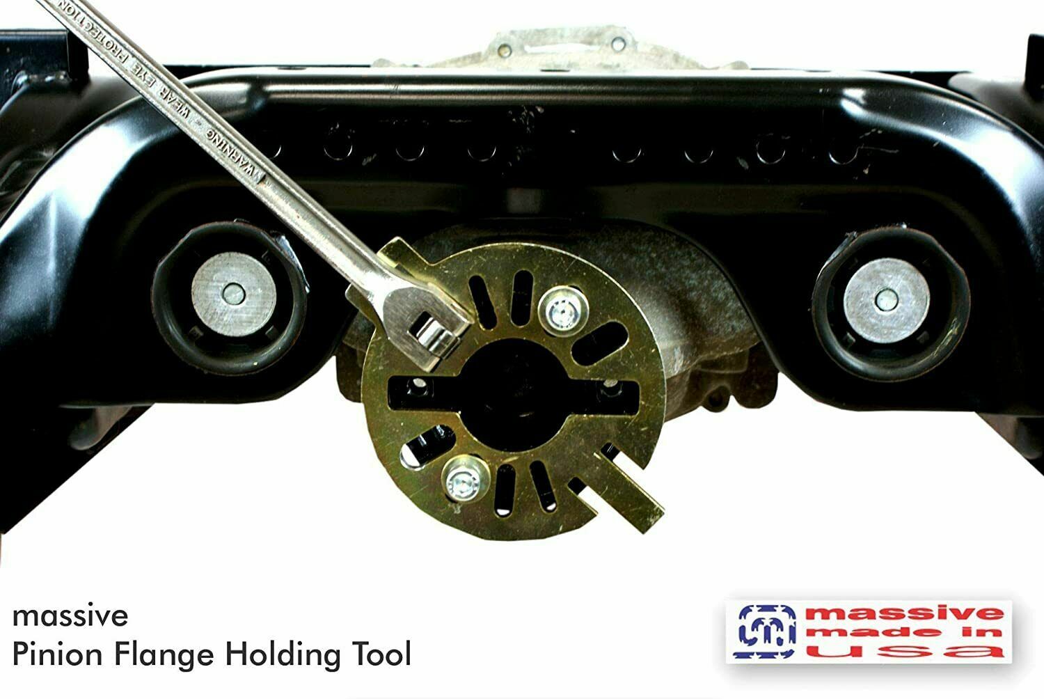The Super Flange Holding Tool Yoke Wrench GM Ring Rear End Axle Nut 10 12 Bo