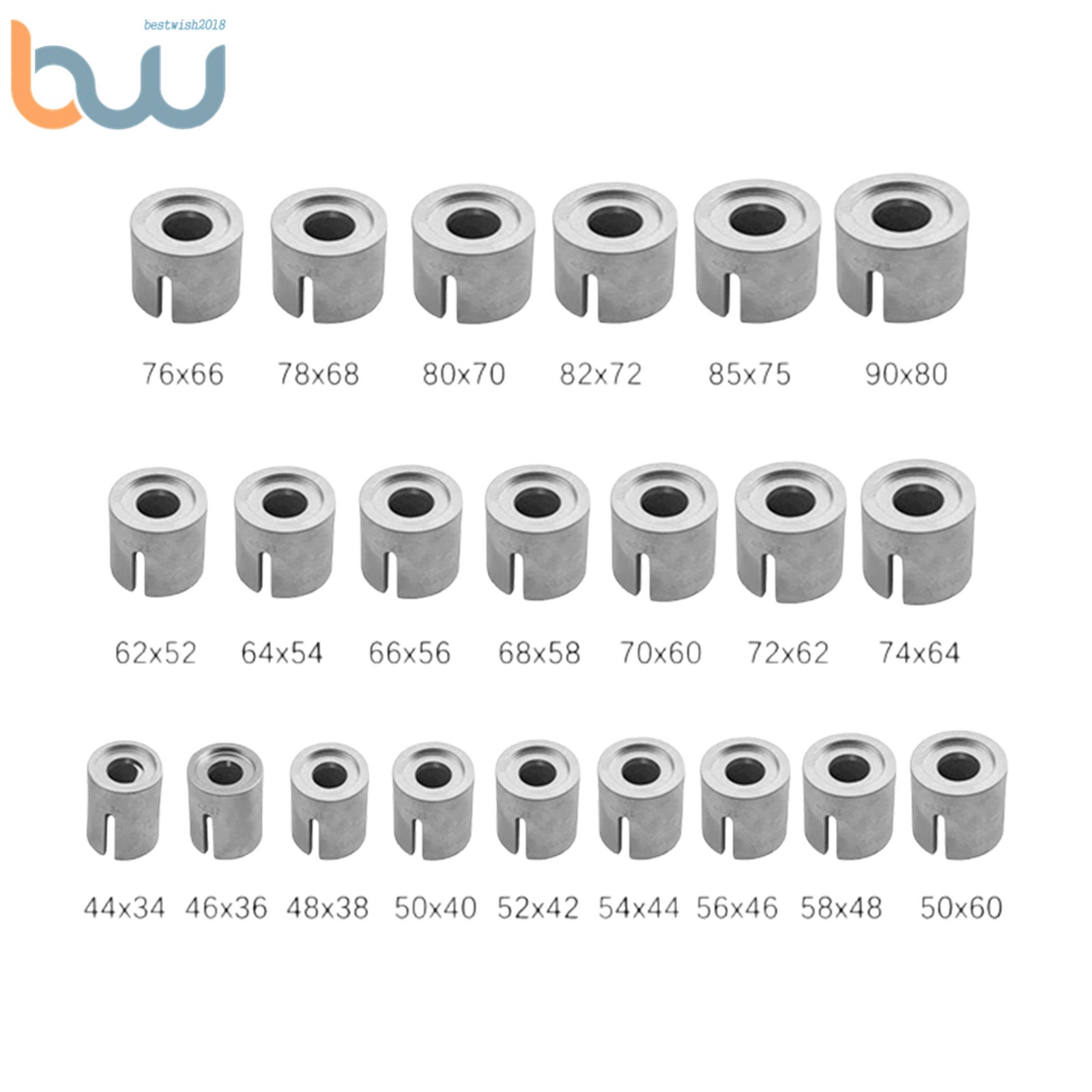 Universal Press and Pull Sleeve Kit Bush Bearing Removal Insertion Tool 27PCS