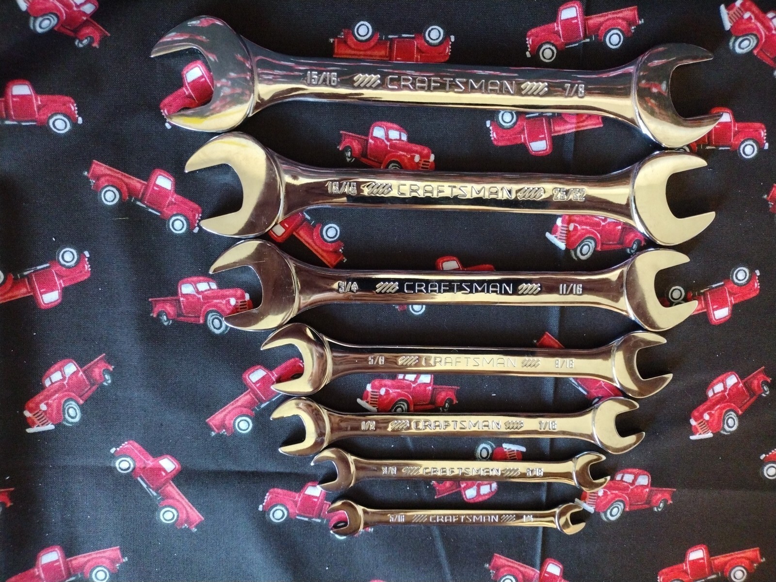 Craftsman Double Open End SAE Wrench Set 7 Pieces NEW