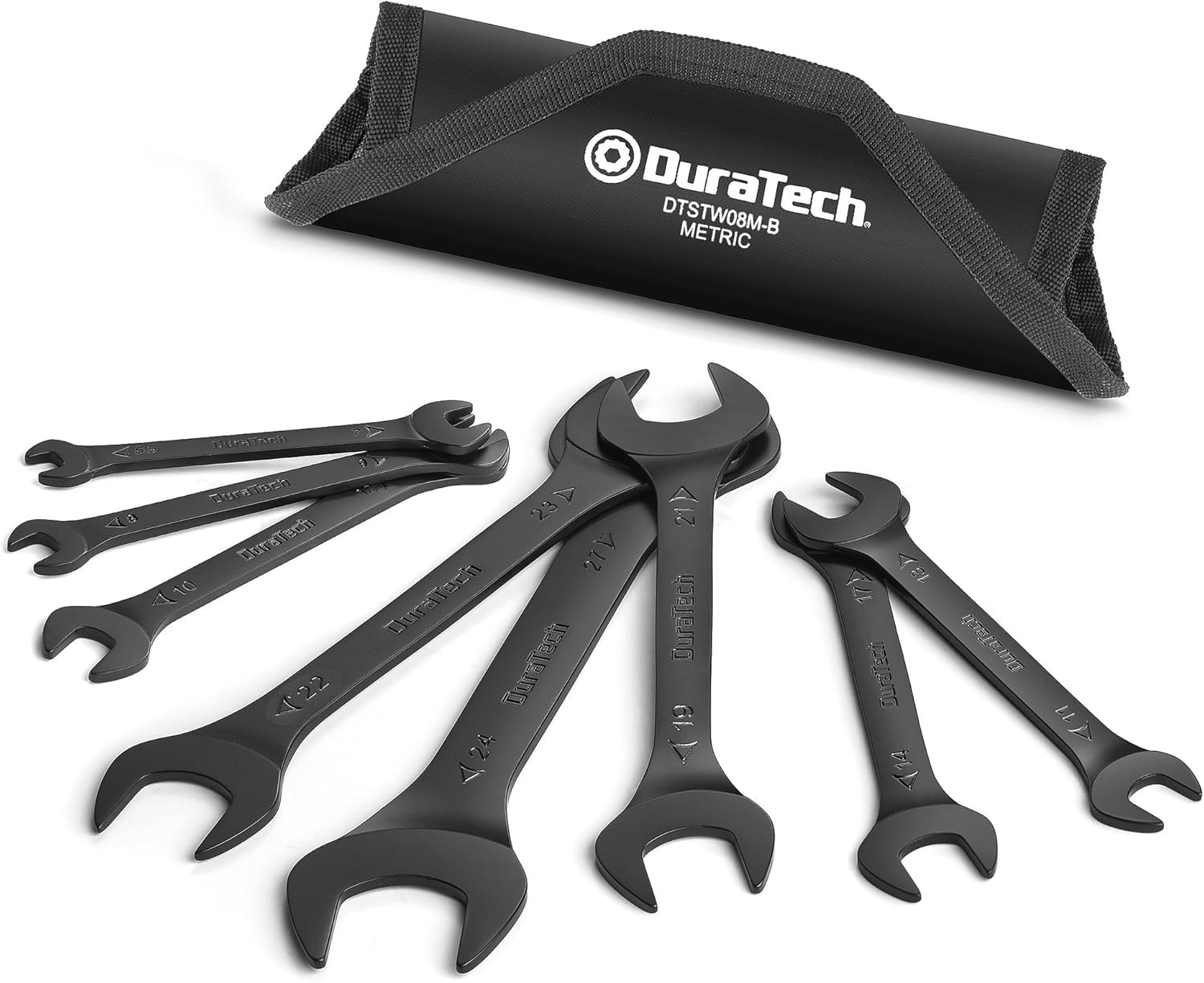 Compact 8-Piece Super-Thin Wrench Set with Convenient Storage Pouch – 5.5-27mm