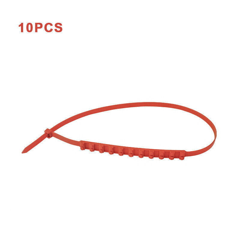 10Pcs Universal Winter Snow Mud Anti-skid Tire Chains Tendon for Car Sedan