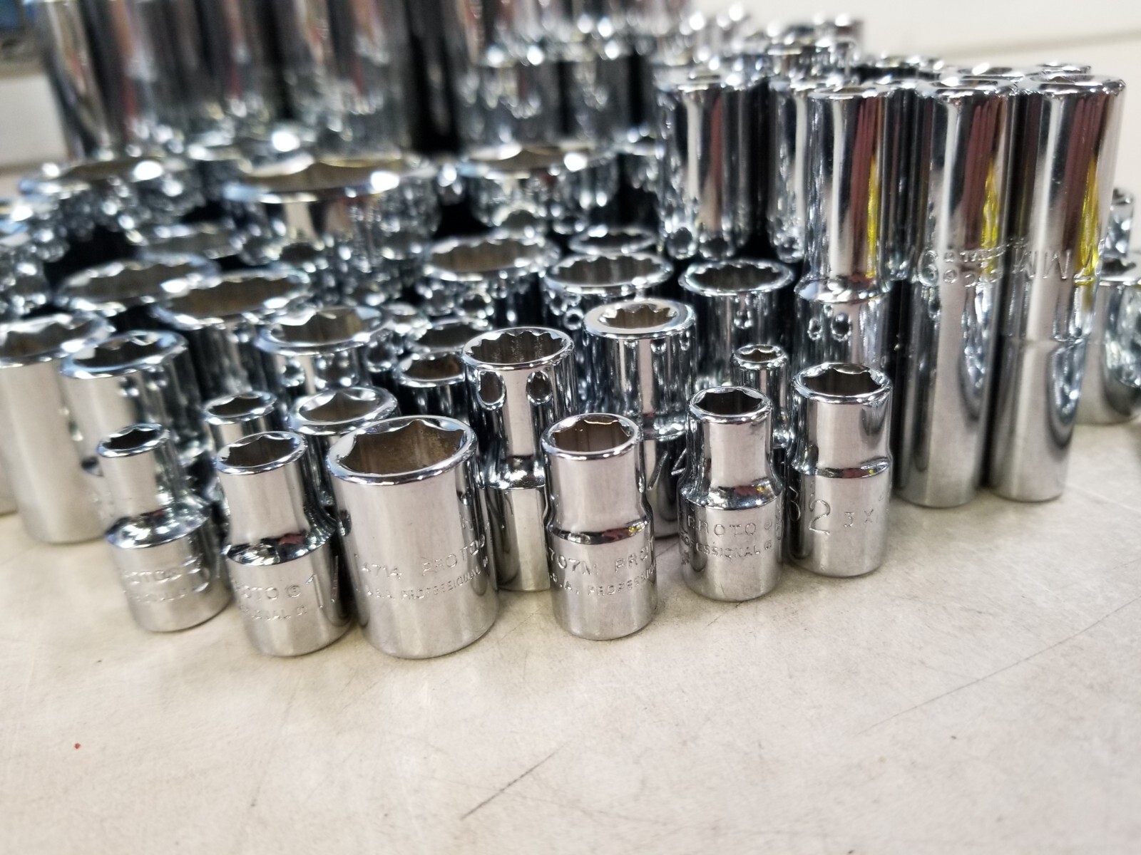 Lot of 96 Proto Socket Set – Various Sizes