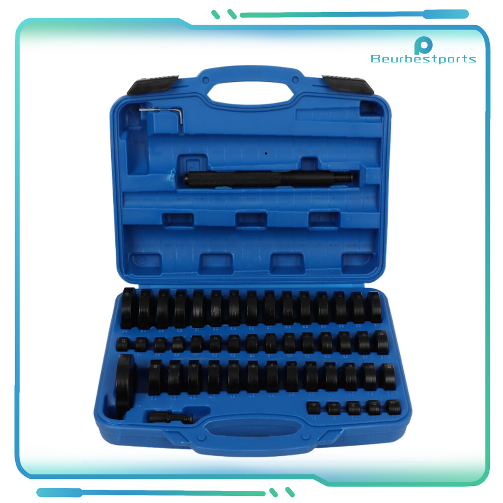 52PCS BEARING SEAL DRIVER TOOL 18MM-65MM CUSTOM BUSHING BEARING HYDRAULIC PRESS