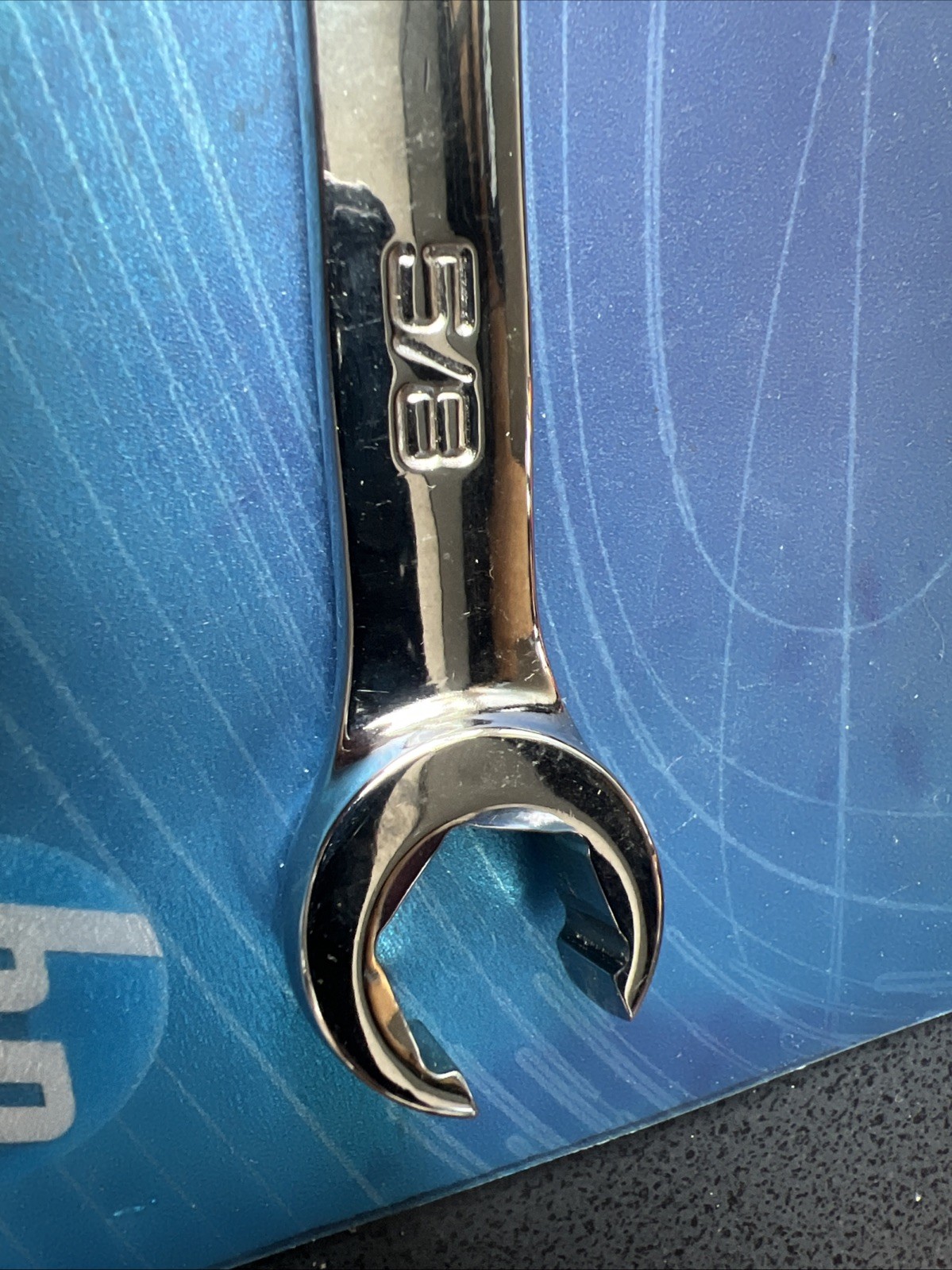 Snap On RXS20B- 5/8”, SAE, Chrome Combo. Open End/Flare Nut Line Wrench New 🔥