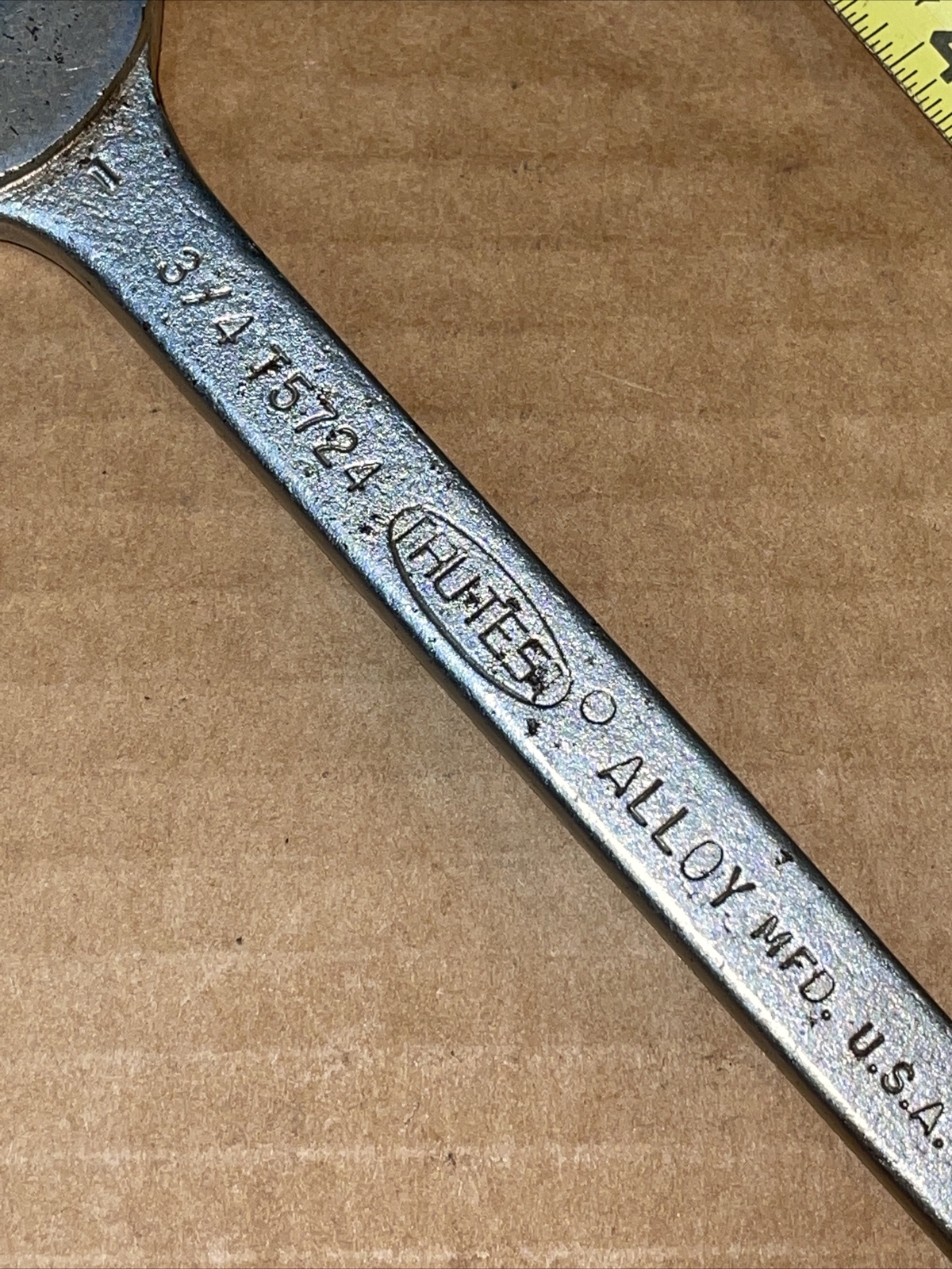 Tru Test USA T5724 3/4 in X 5/8 in SAE Open End Wrench Vintage trutest