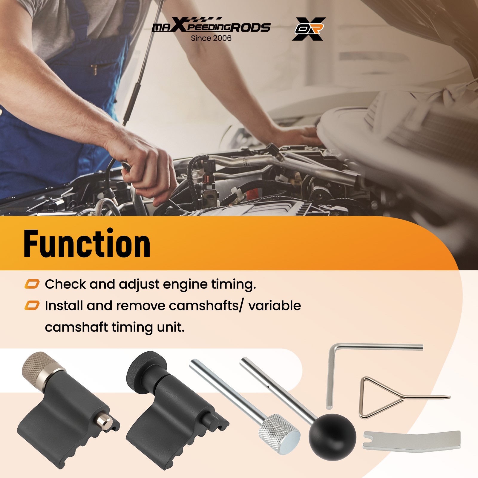 Camshaft Tools for Audi A2 A3 TDI PD 1.4-1.9L 2002-2006 7pc Kit