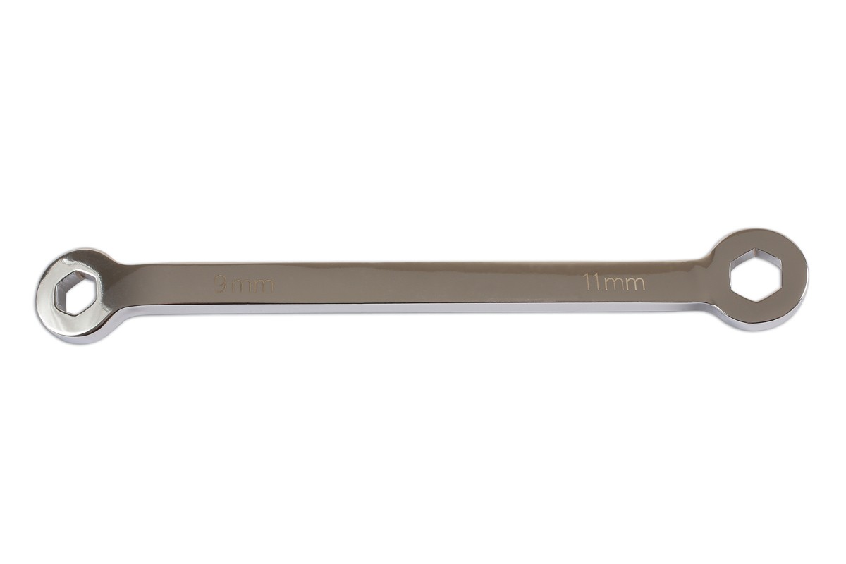 Laser Tools Brake Spanner 9mm Hex x 11mm Hex 2601