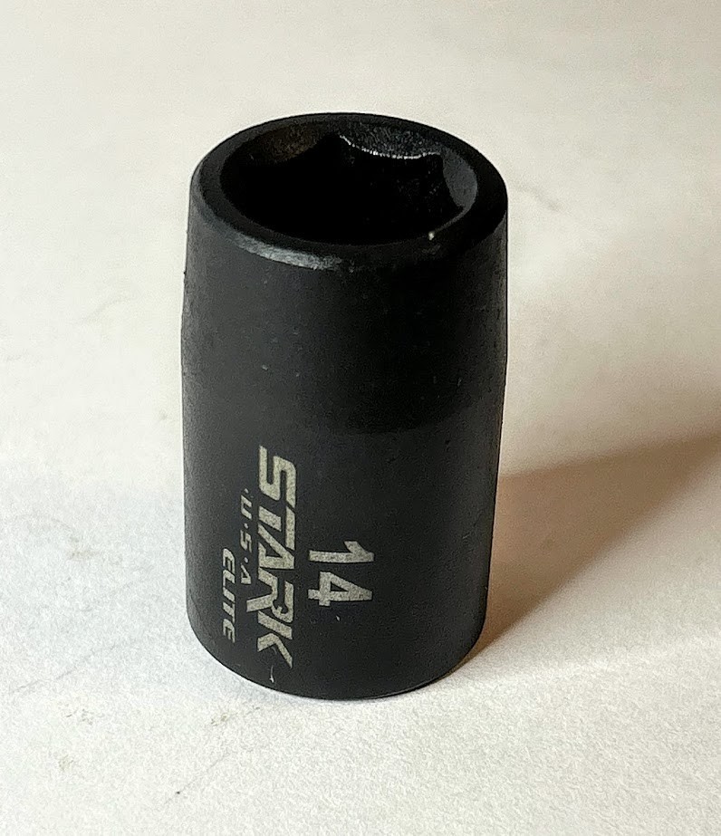 STARK 14 mm x 1/2″ Impact Socket – 6 Point – Free USA Shipping