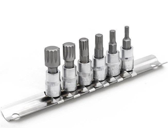 Six (6) Piece XZN Set 1/4 drive tools