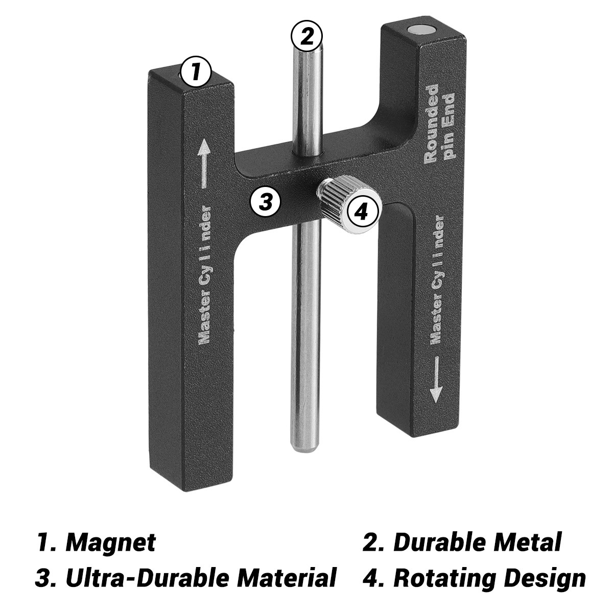 Master Cylinder Brake Booster Push Rod Length Adjustment Gauge Measuring Tool US