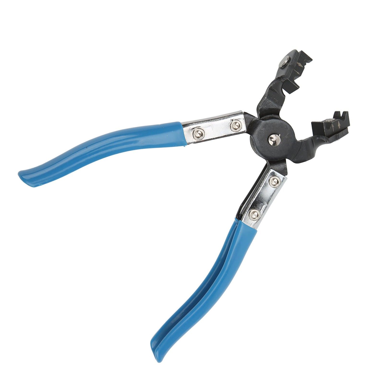 Hose Clamp Pliers Angled Type Swivel Jaws Spring Loaded Handles Universal Fo BT0
