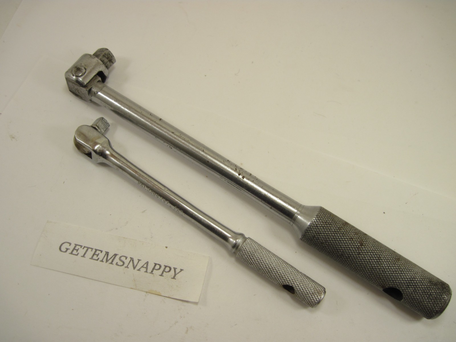 Snap On 3/8″ & 1/4″ Drive Breaker Bar Set F10 TM-10-D Vintage