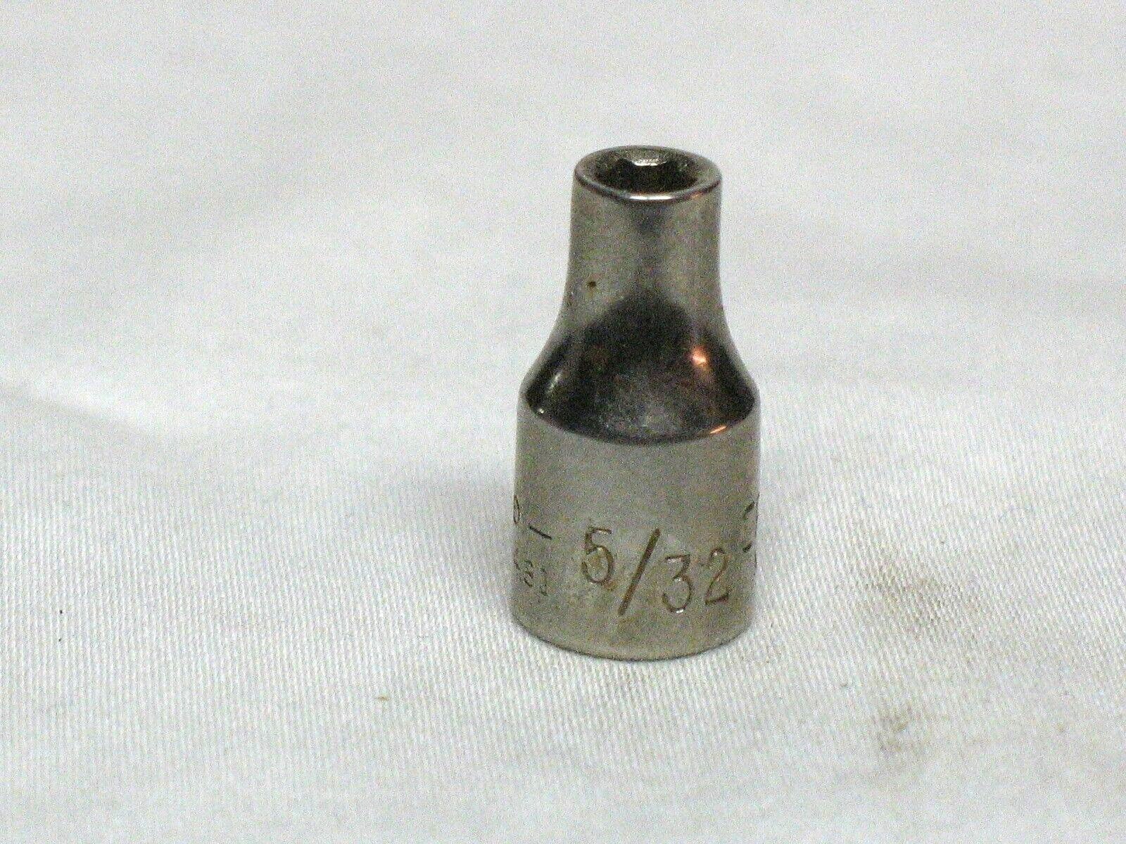 Craftsman USA 3/16″ 6 Point 1/4″ Drive Shallow Chrome Socket 43481 G Series