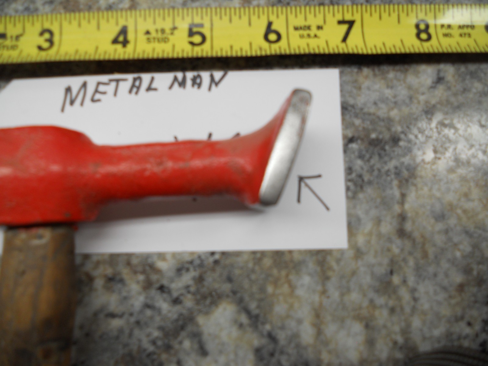Automotive body Hammer Metal. Masters unique.