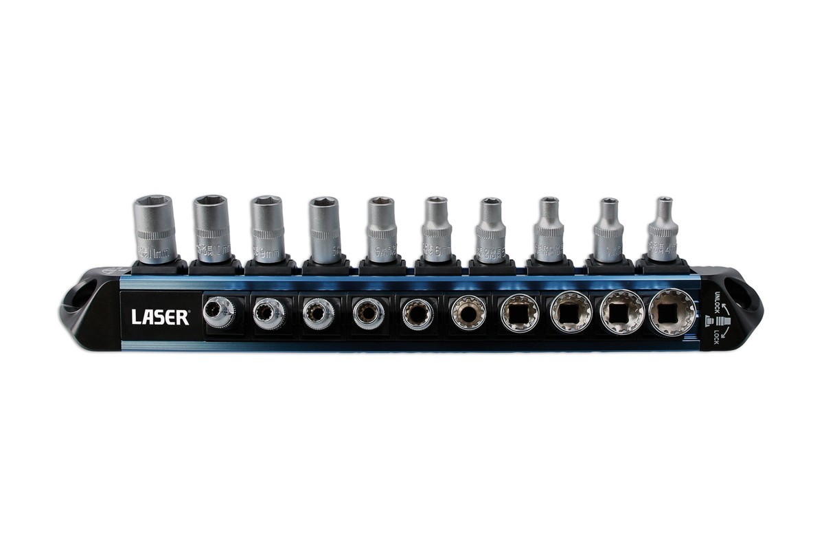 Laser Tools 9239 1/4″D Magnetic LocSoc Double Rail