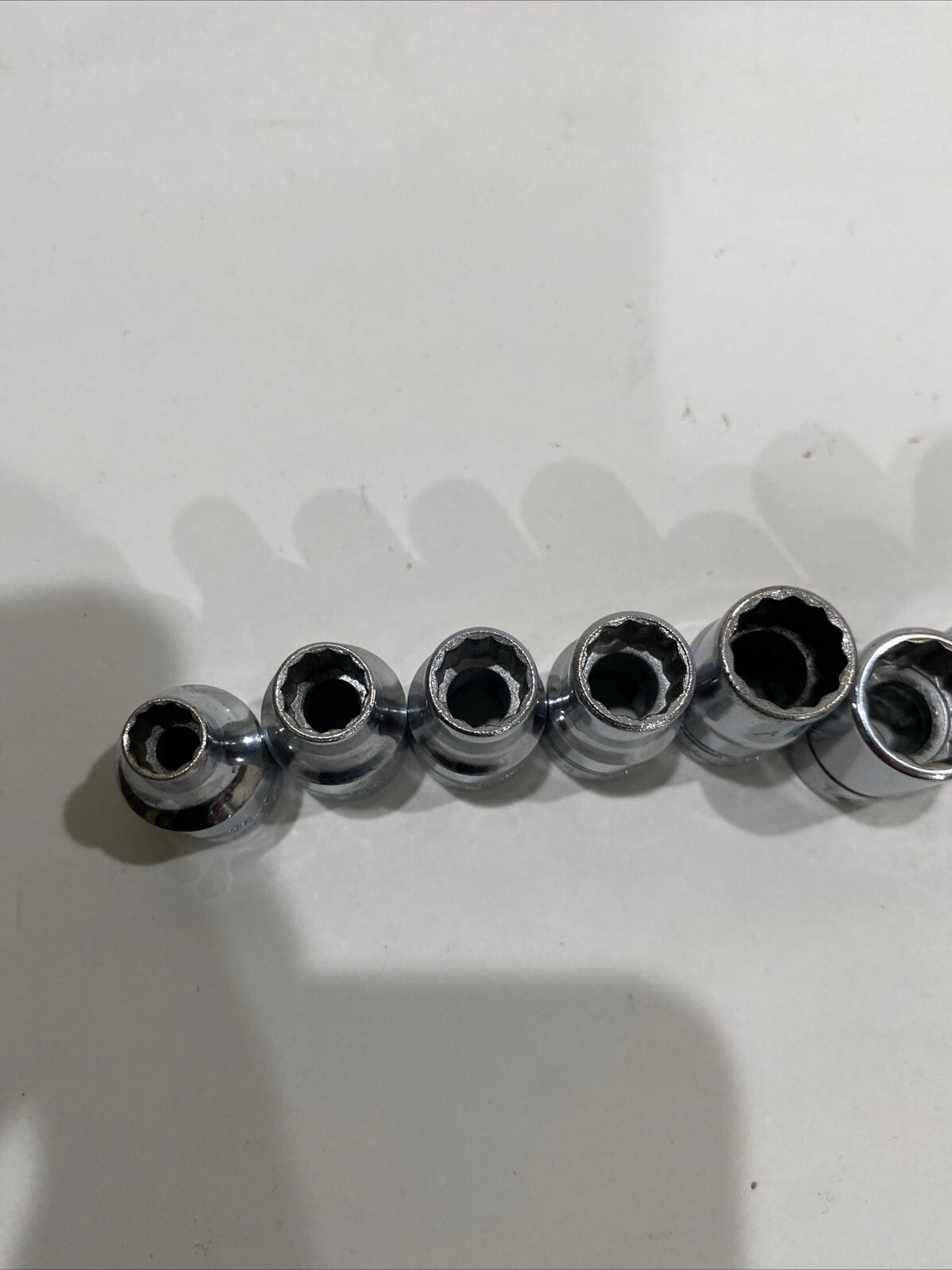 WILLIAMS B Series. 14 Socket Lot 12 Points. 1″ 15/16 7/8 13/16 3/4 11/16 5/8 1/2