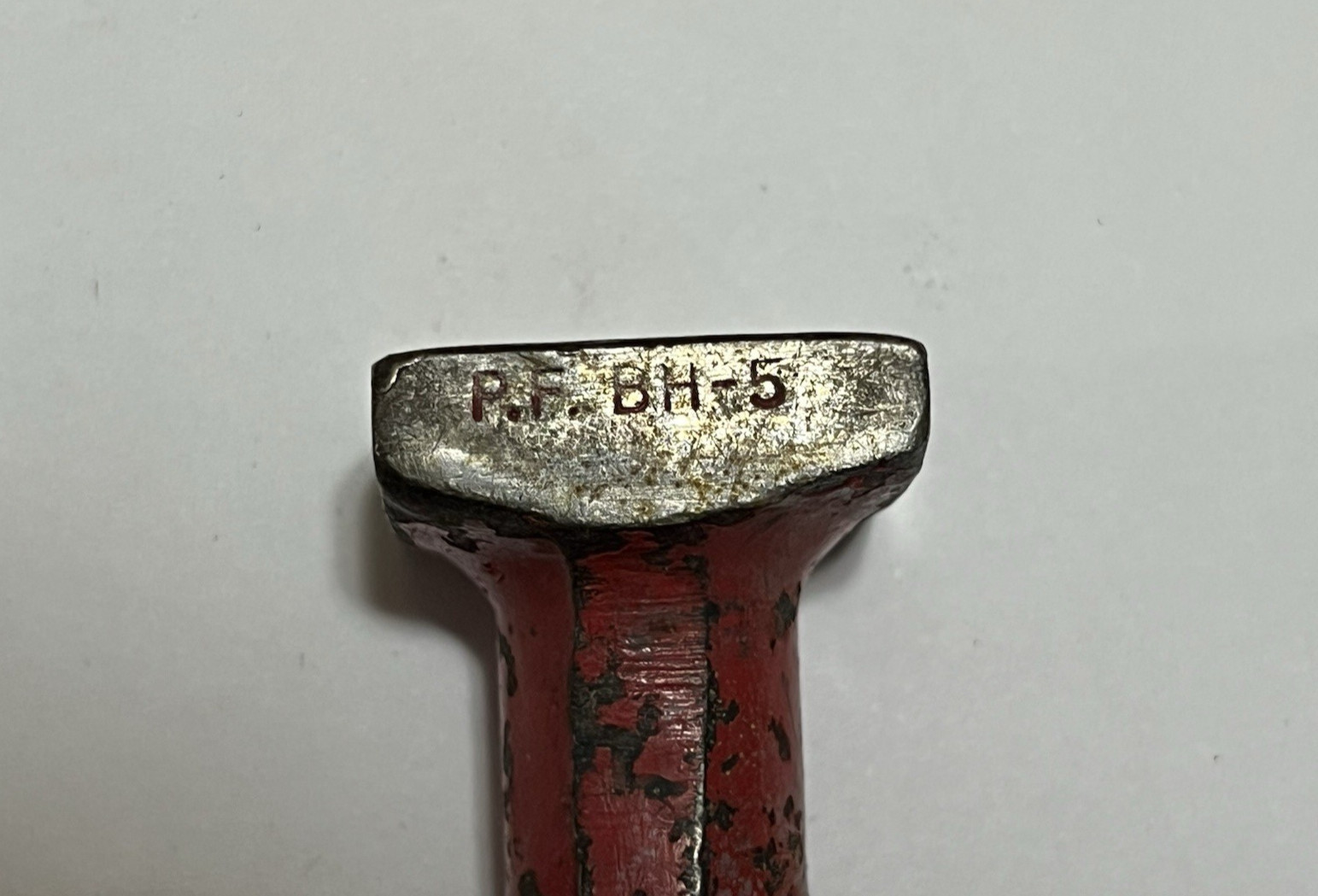 Porter Ferguson BH-5 Auto Body Hammer Curved Chisel Door Skin Forming USA NICE