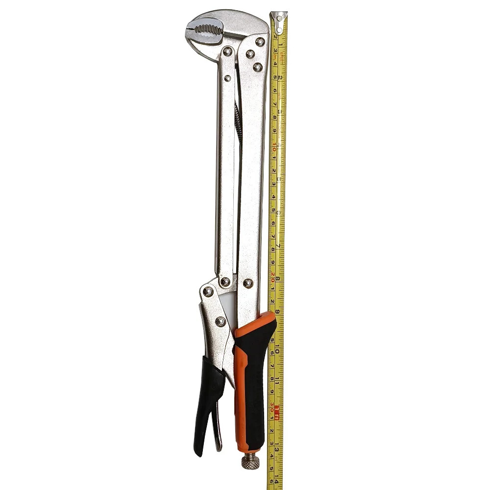 13.5 Inch Extra Long Reach Vise-Grip Locking Pliers with TPR Handle 90° Tools