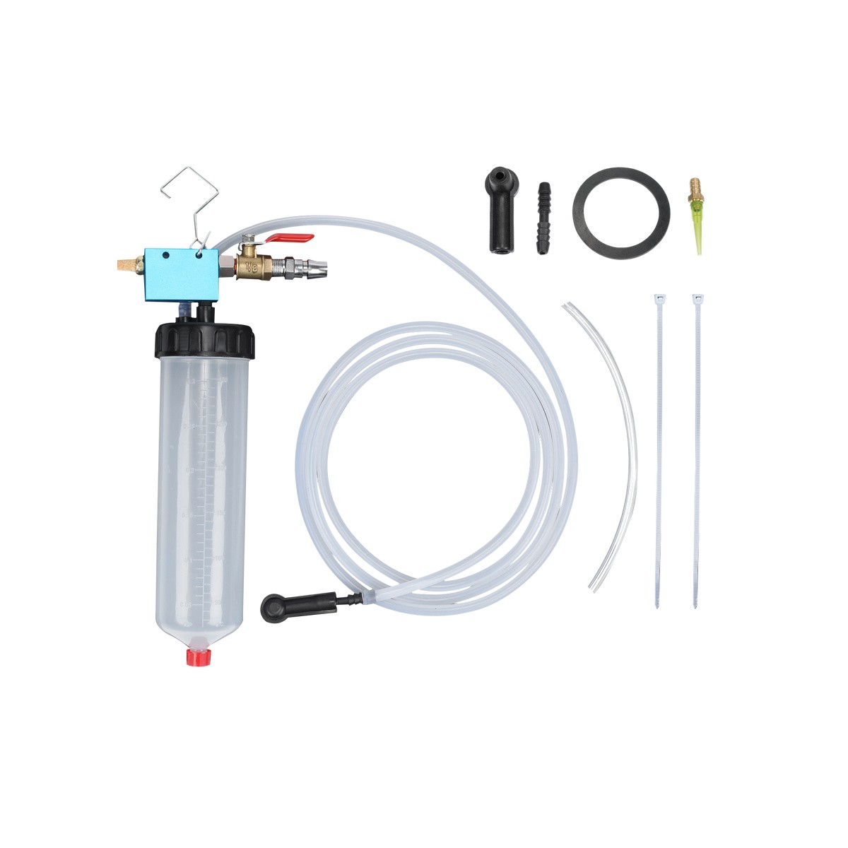 Brake Clutch Bleeder Tool Kit Vacuum Pump for Power Steering Oil Change 300ml
