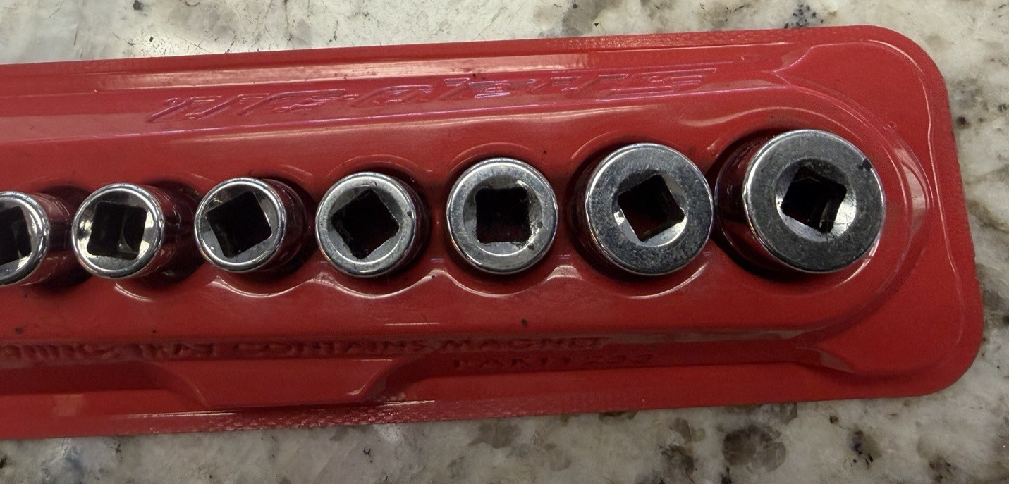 Snap-On 1/4″ Drive Socket Set TM Series 6 SAE 3/16″ to 9/16″