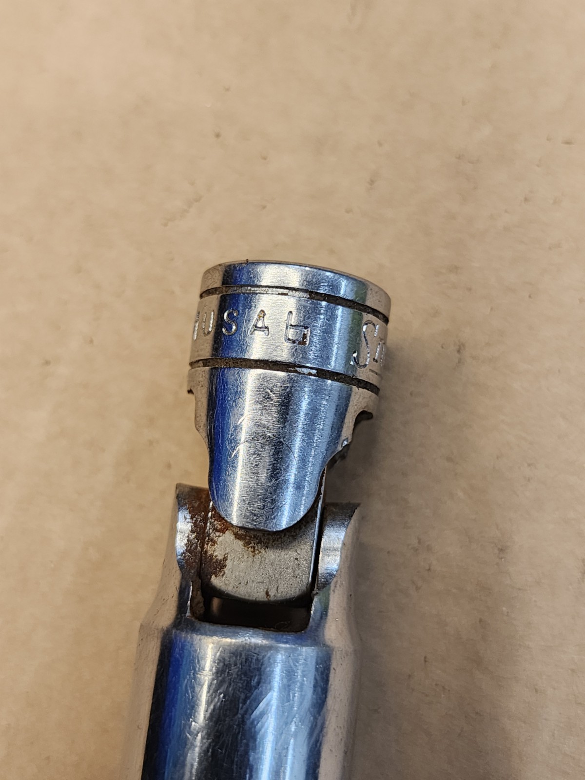 USED SNAP ON 14MM 3/8 IN. DR. UNIVERSAL 12 PT. SOCKET, PART #FU14M