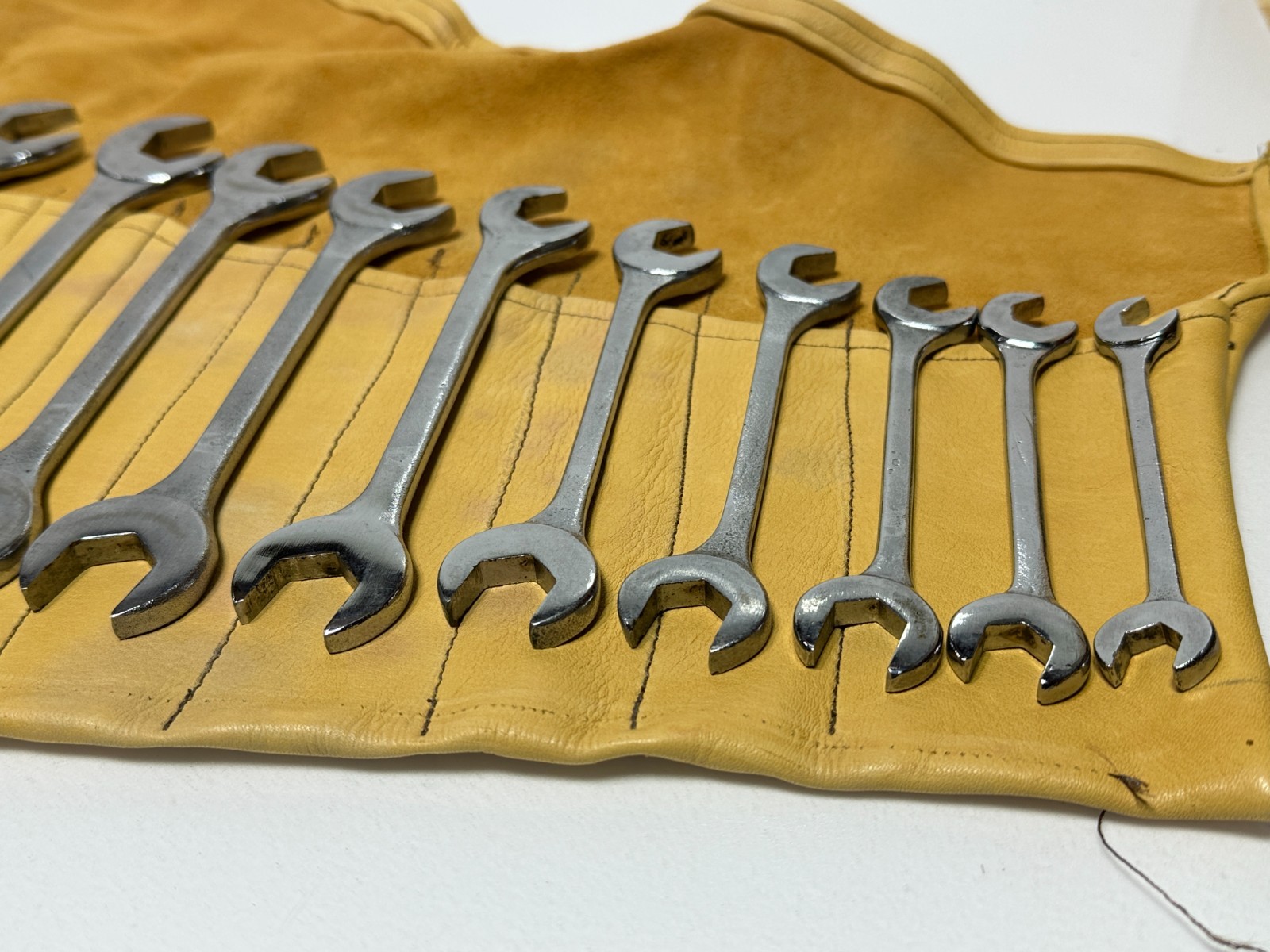 🇺🇸 VULCAN Williams 17pc USA SAE 3/8 to 1-7/16″ Open-End 4-Way Angle Wrench Set