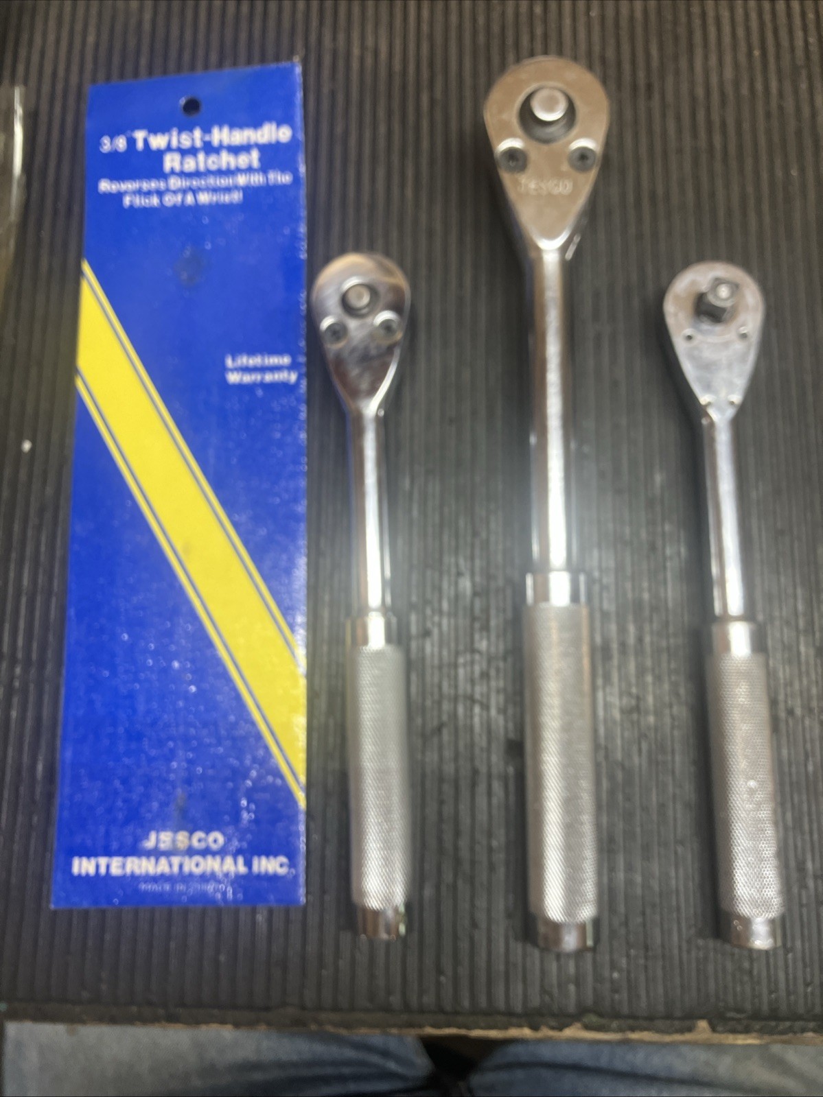 Jesco Ratchets 3/8” Dr Prototype, New 1/2” Dr, And New 3/8” Dr In Original Pack
