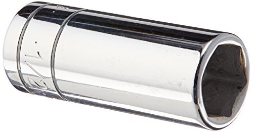 SK Tools 40416 Sockets, 3/8″ Drive 6-Point Fractional Deep Chrome Socket, 1/2″