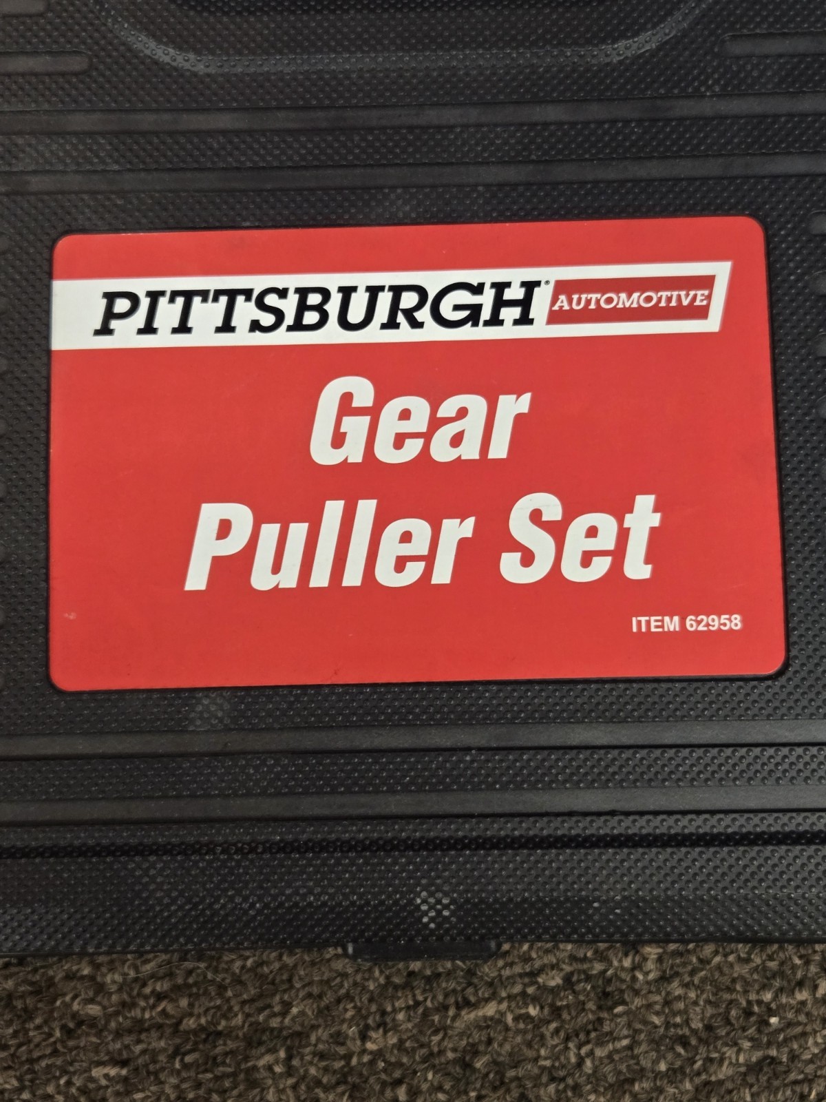 Pittsburgh Gear Puller Set Item: 62958