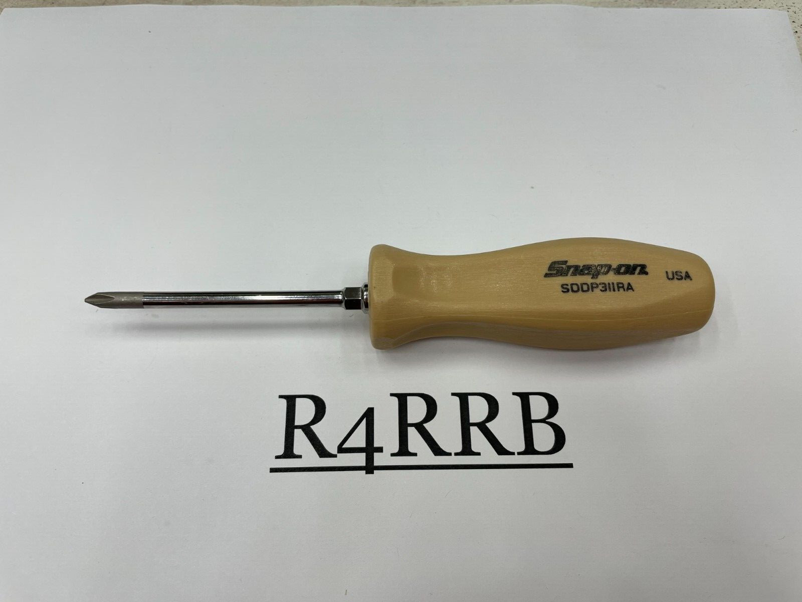 Snap-on Tools USA NEW COMBAT TAN Hard Handle #1 Phillips Screwdriver SDDP31IRACT