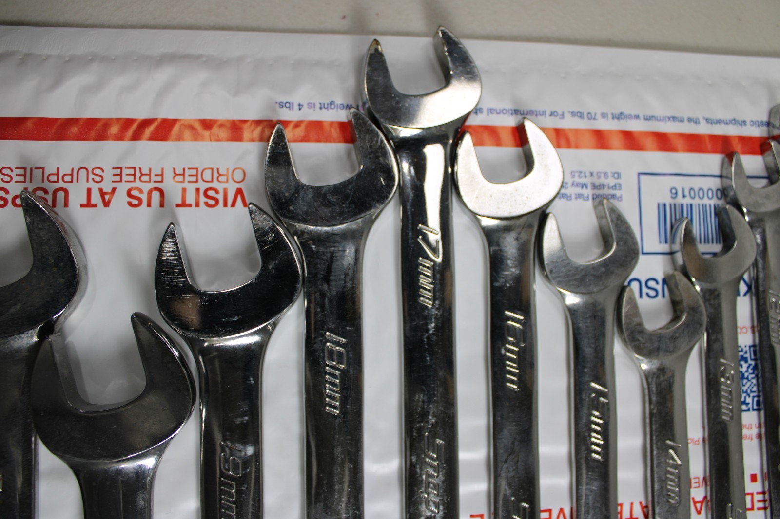 Snap on OEXM713B 13 Pc Metric Wrench Set 10-22mm