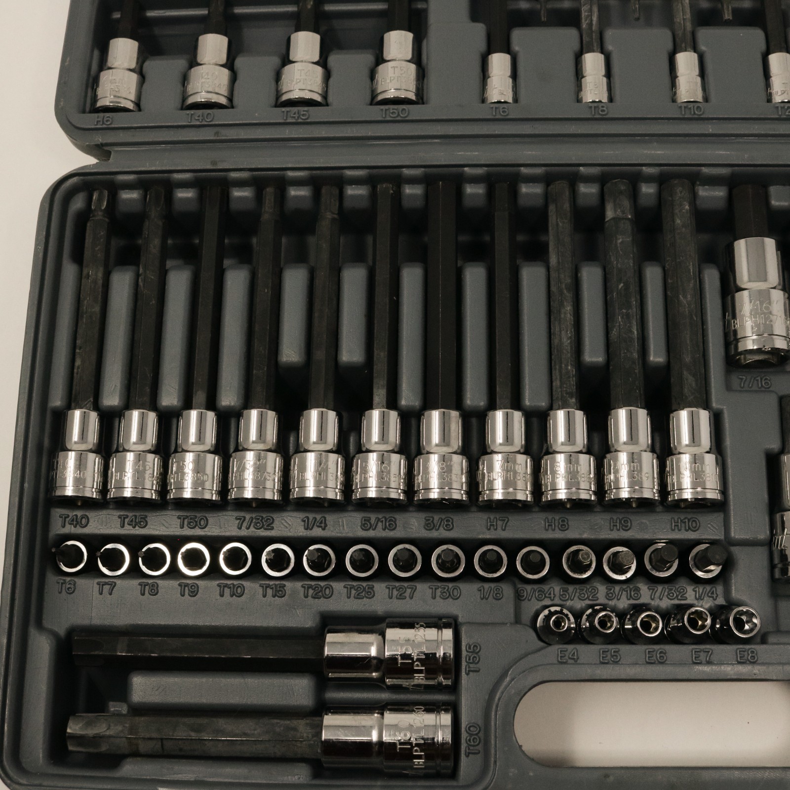 Blue-Point BLPTHC87 87 Pc Torx & Hex Bit Socket Set SAE/Metric Complete