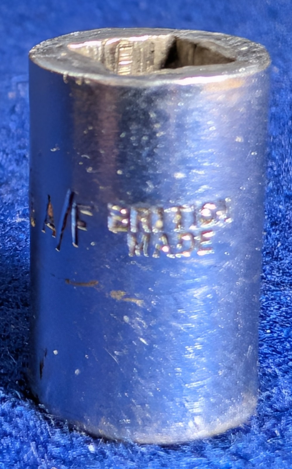 Vintage TIPCO TA12 1/4″ Drive 6 Point, 3/8″ AF Shallow Socket British Made
