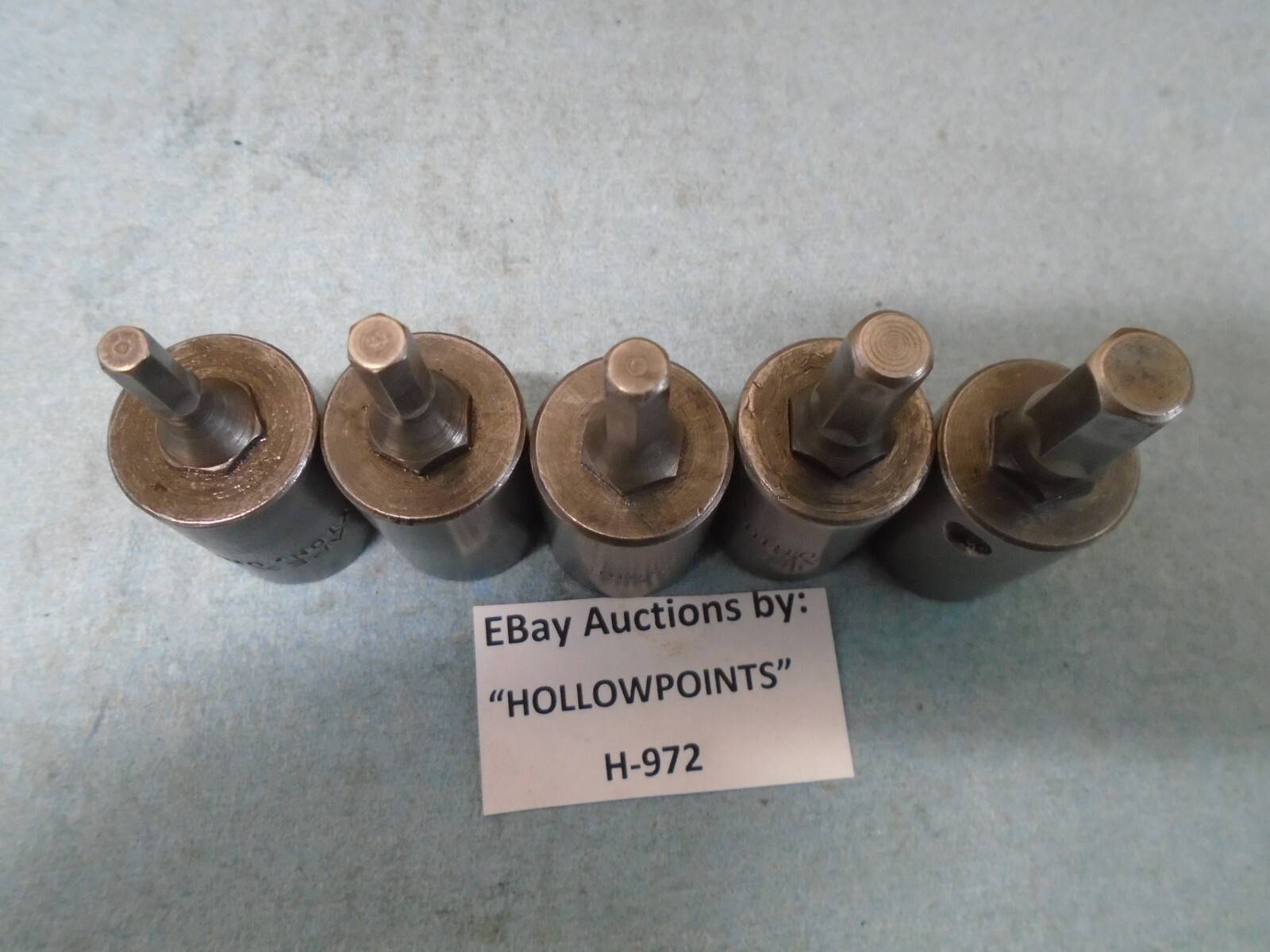 Apex Dayton O USA Impact Hex Impact Bit Set 5Pc 1/2″ Drive 3/16″ thru 3/8″ H972