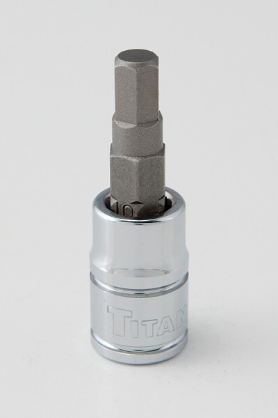 Titan 15605 1/4-Inch Drive x 5mm Hex Bit Socket – 5 mm