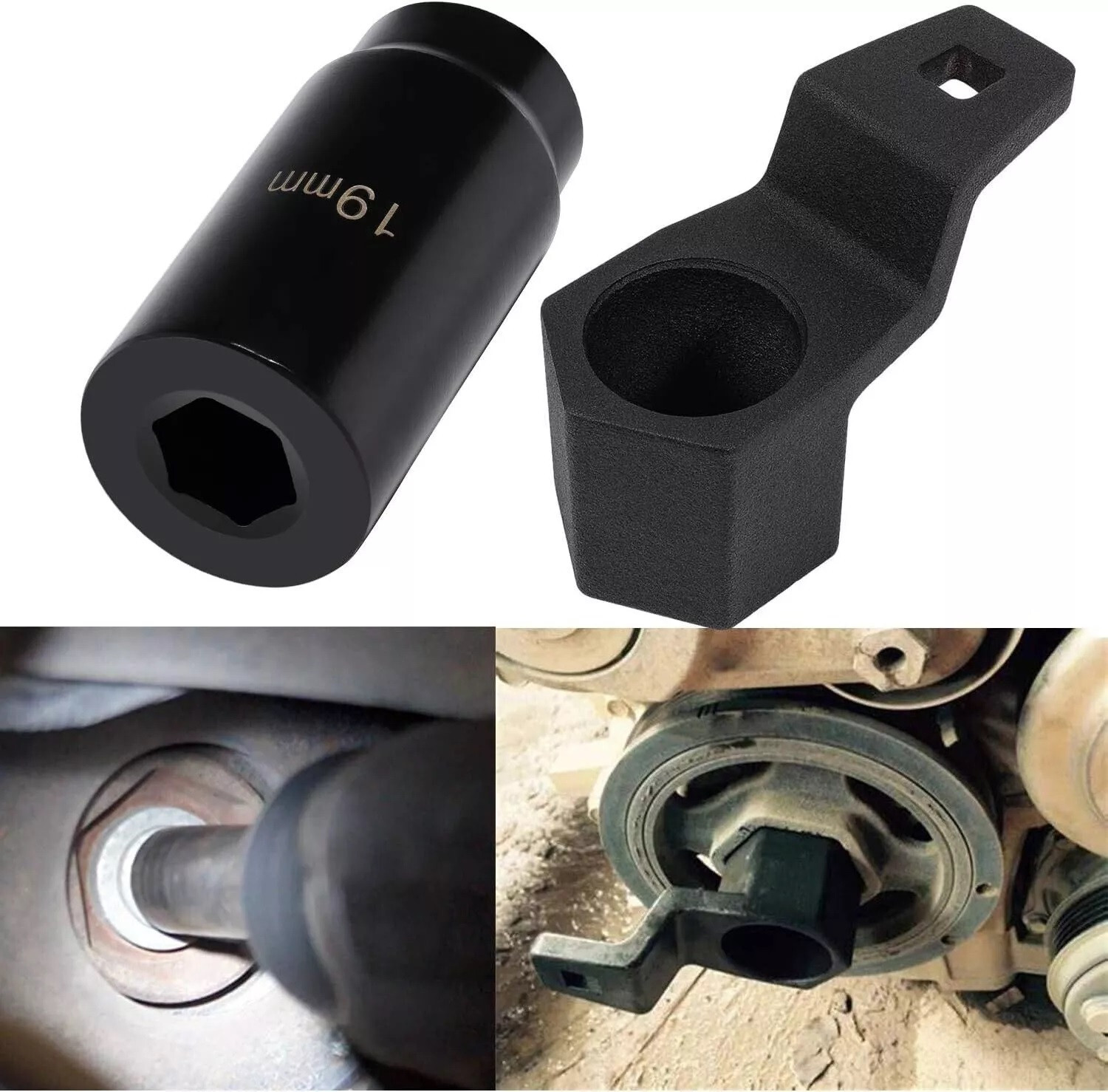 19mm Harmonic Balancer Socket / 50mm Crankshaft Pulley Wrench for Honda/ Acura