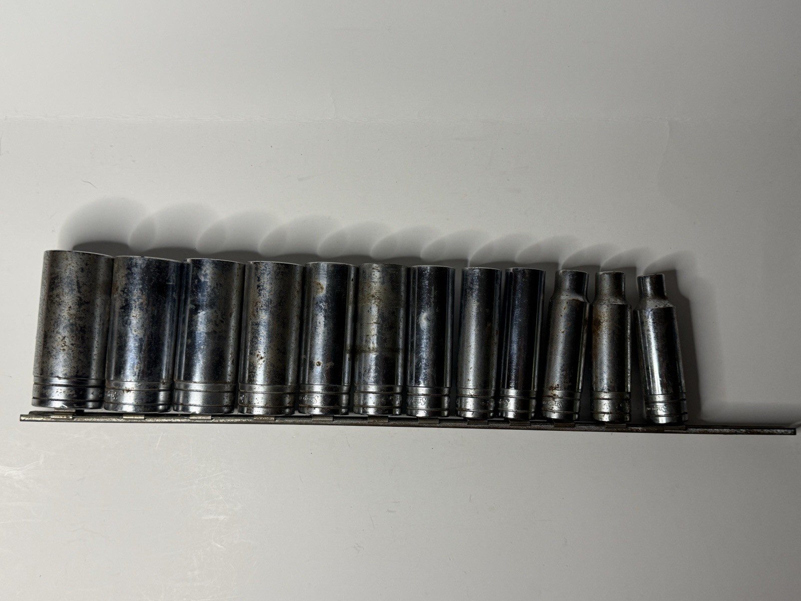Snap On Sockets 1/2 Drive 12 Point S121-S361 3/8”- 1 1/8” 12 Sockets