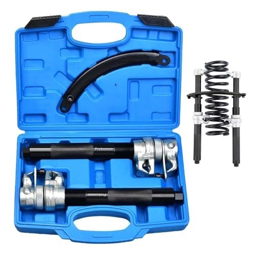 Coil Spring Compressor Tool 2645 Pound Capacity 3 Piece Set MacPherson Strut